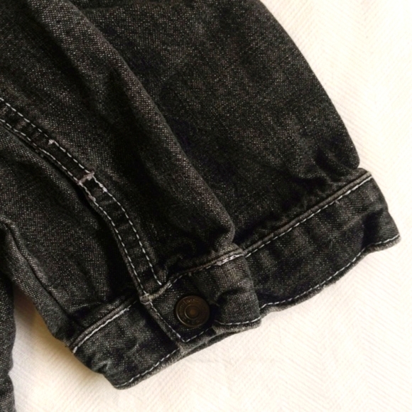 greendog layered look distressed denim jacket with hoodie 18 months baby boy - Picture 12 of 14